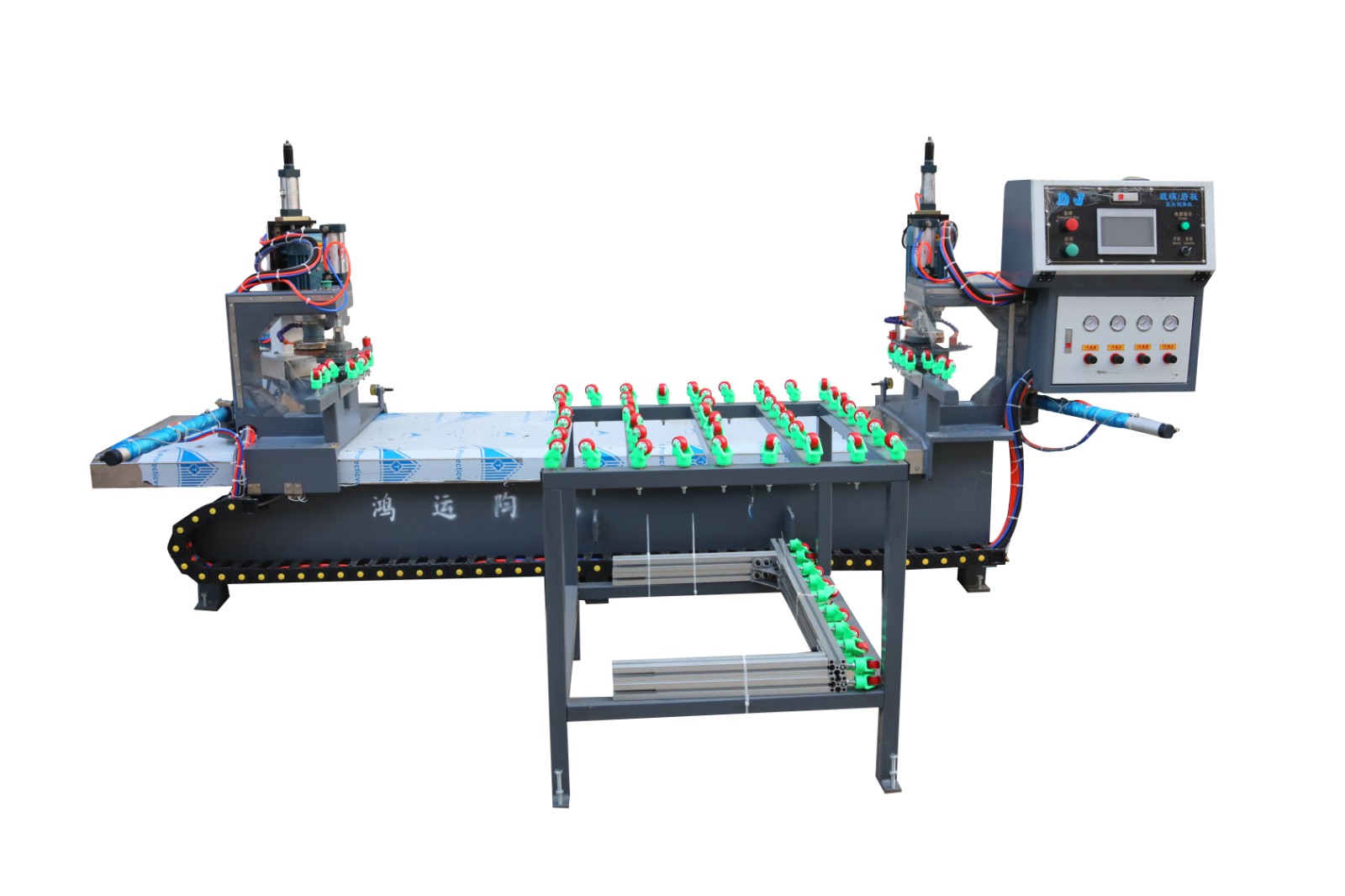 Rock slab CNC double head chamfering machine