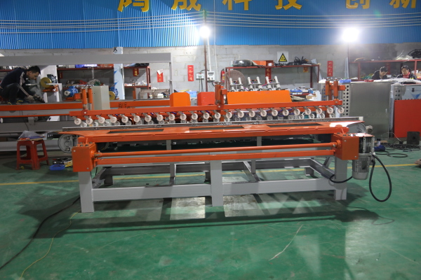 Automatic tile chamfering machine