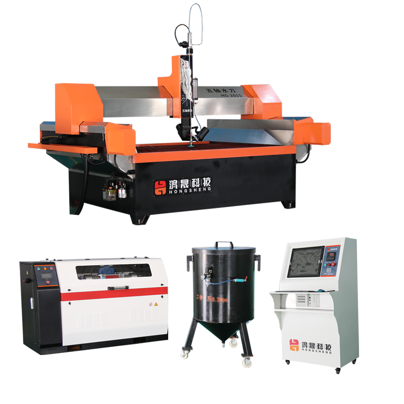 Waterjet cutting machine full set equipment.