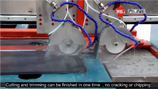 Hongyun automatic 3200 rock slab cutting machine.