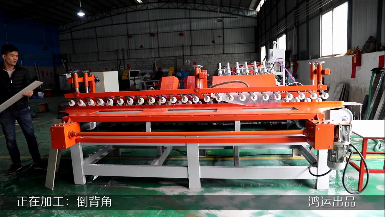 Automatic  six-head arc polishing machine