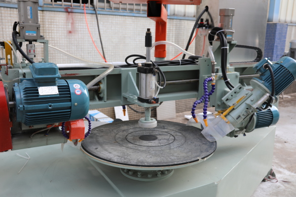 Sintered stone round table cutting and grinding machine