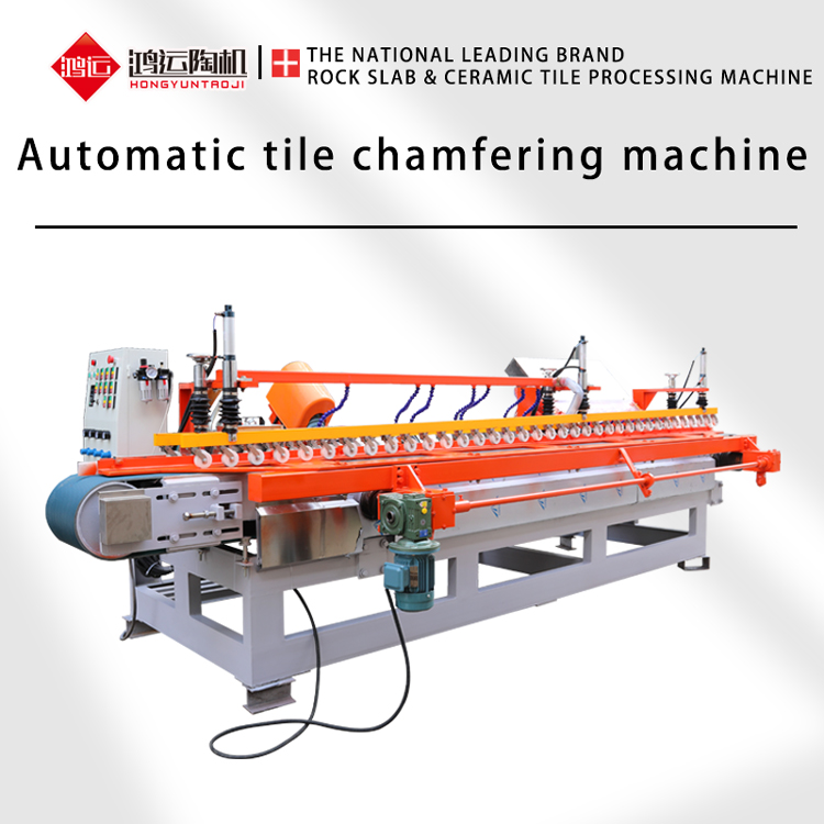Automatic tile chamfering machine