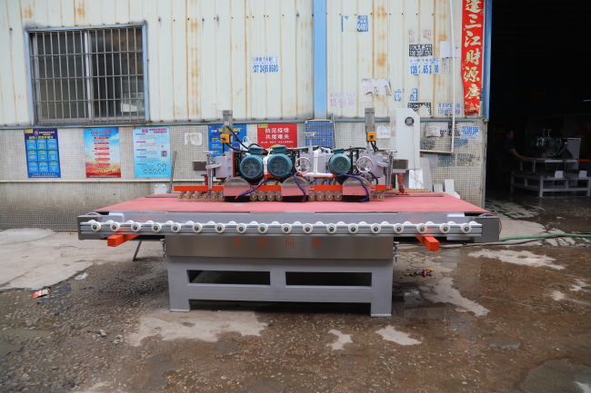 2400mm CNC three blade stone tile cutting machine