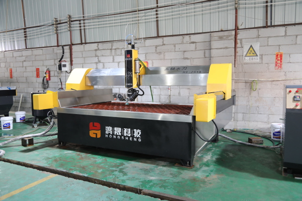 4020AC five-axis sintered stone waterjet cutting machine