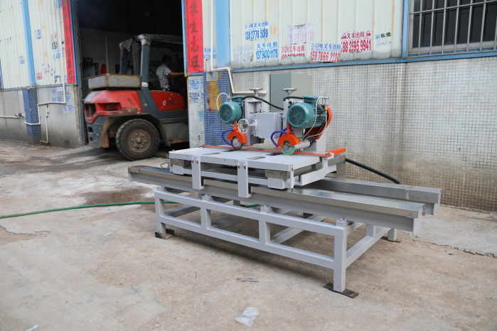 1200 manual double-blade CNC slab cutting machine