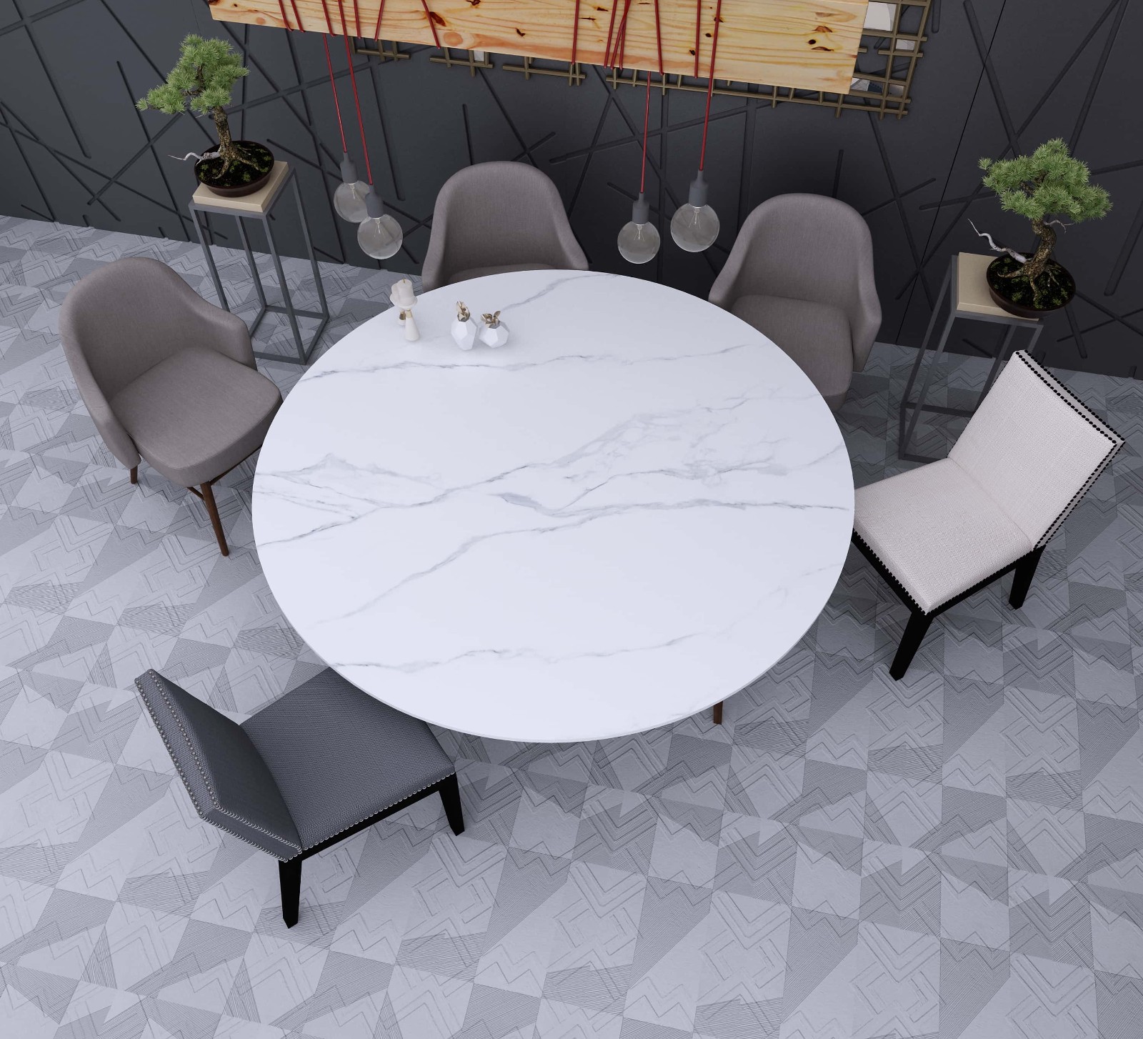 Rock slab round table2