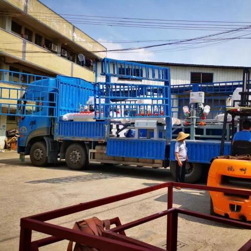 Four machine to HaiKou city,HaiNan province,Construction site tile processing