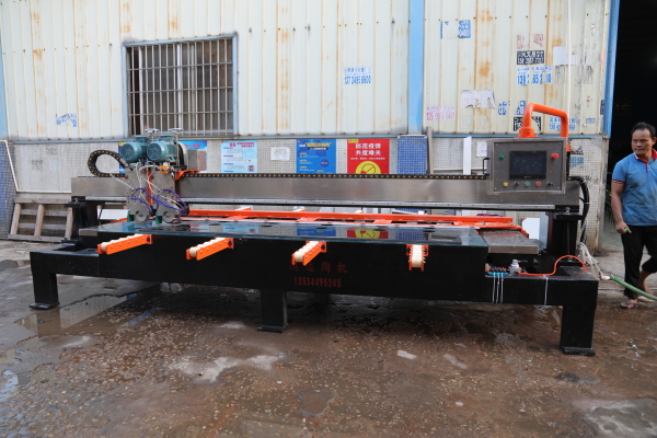 3200 CNC porcelain slab double-blade bridge cutting machine
