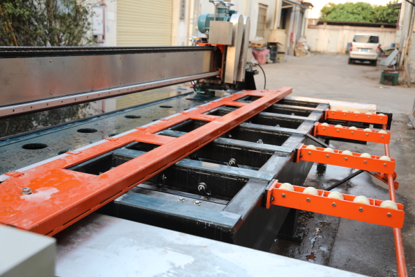 3200 CNC porcelain slab double-blade bridge cutting machine