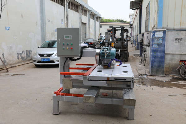 1800 manual CNC double-blade porcelain slab cutting machine